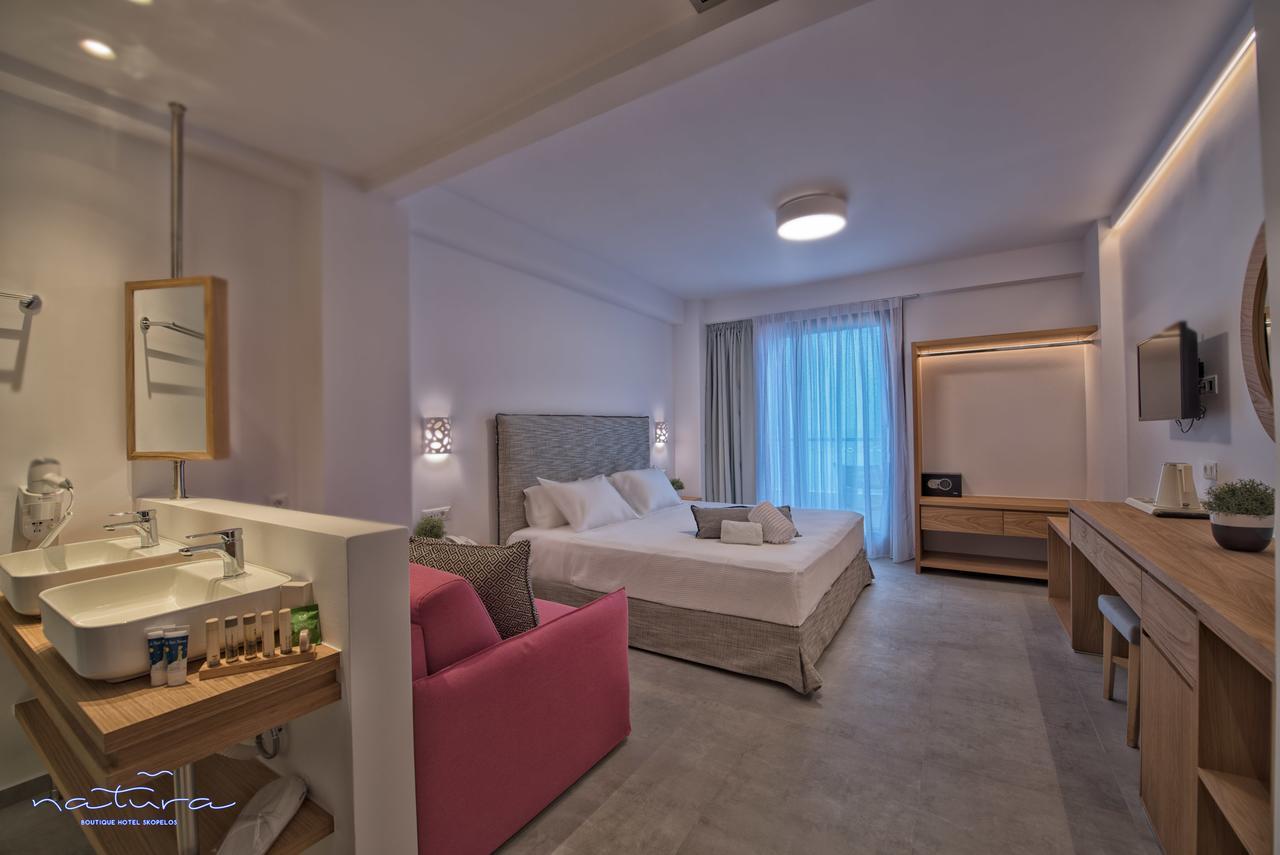 Natura Luxury Boutique Hotel Skopelos Лутраки Экстерьер фото